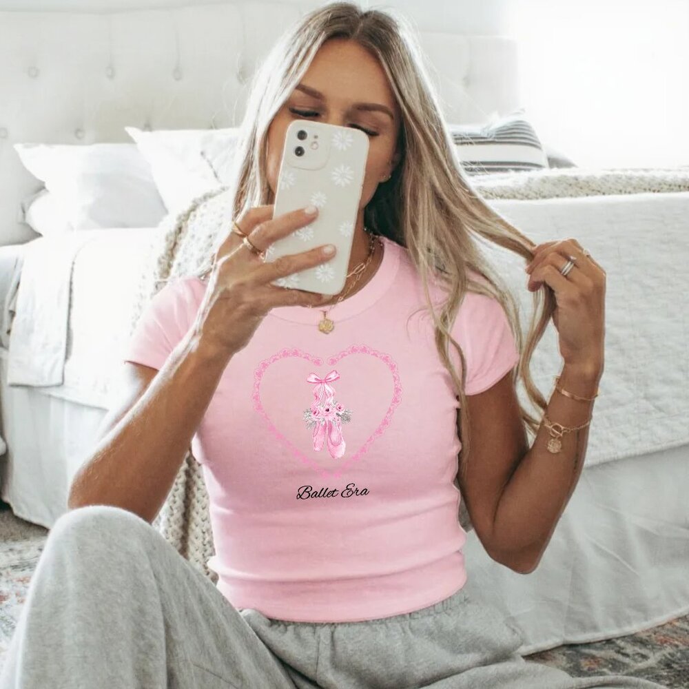 Ballet Era, Pink Baby Tee